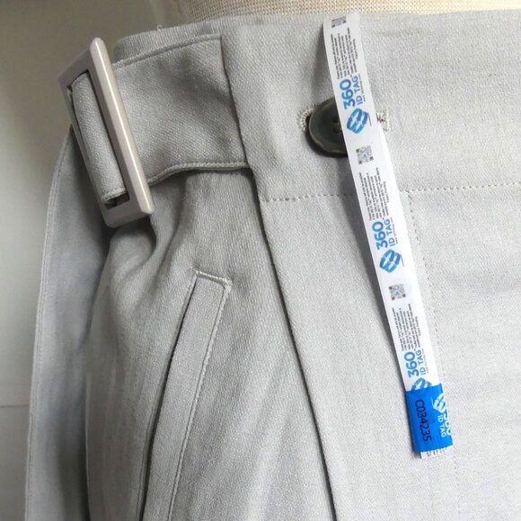 Issey Miyake Maxi Wrap Skirt in Light Gray Size 2 USA Small - Picture 8 of 16